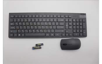 Lenovo 5KM0U87849 Keyboard_Mouse,2.4G,Hebrew,Luna Grey