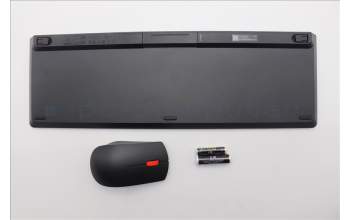 Lenovo 5KM0U87933 AI Keyboard_Mouse,2.4G,Arabic/French,Black