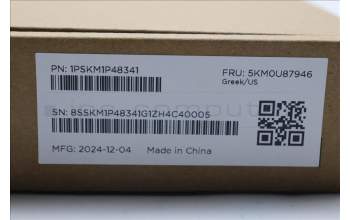 Lenovo 5KM0U87946 AI Keyboard_Mouse,2.4G,Greek/US English,Black