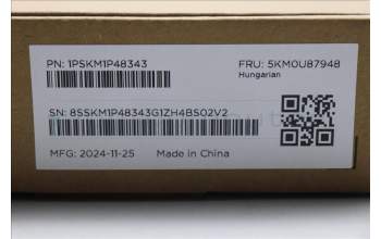 Lenovo 5KM0U87948 AI Keyboard_Mouse,2.4G,Hungarian,Black