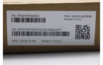 Lenovo 5KM0U87958 AI Keyboard_Mouse,2.4G,Russian/Cyrillic,Black