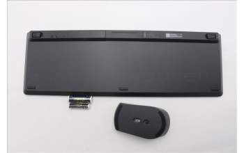 Lenovo 5KM0U87968 AI Keyboard_Mouse,2.4G,US English Euro,Black