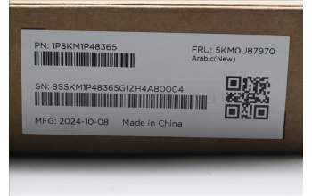 Lenovo 5KM0U87970 AI Keyboard_Mouse,2.4G,Arabic(New),Black