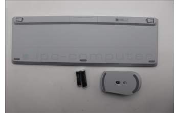 Lenovo 5KM0U88029 AI Keyboard_Mouse,2.4G,Ukraine,Cloud Grey