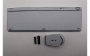 Lenovo 5KM0U88054 AI Keyboard_Mouse,2.4G,Portugese,Cloud Grey