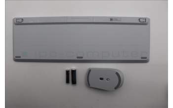 Lenovo 5KM0U88056 AI Keyboard_Mouse,2.4G,Russian/Cyrillic,Cloud Grey