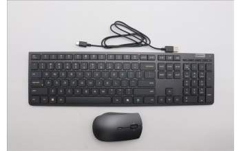 Lenovo 5KM0U88171 AI Keyboard_Mouse, Wireless, USA English, Storm Grey