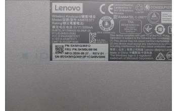 Lenovo 5KM0U88196 AI Keyboard_Mouse, Wireless, Slovenian, Storm Grey