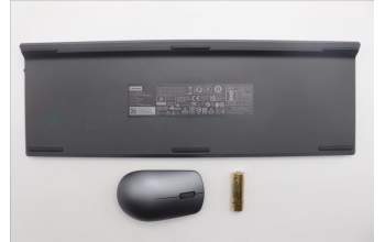 Lenovo 5KM0U88201 Keyboard_Mouse, Wireless, English, Luna Grey