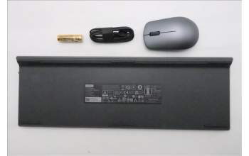Lenovo 5KM0U88244 Keyboard_Mouse, Wireless, Nordic, Luna Grey