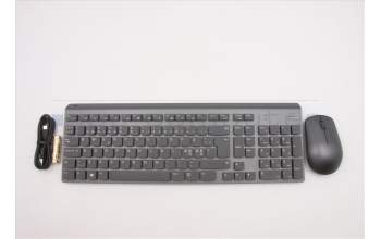 Lenovo 5KM1B81164 Keyboard_Mouse, Wireless, Nordic, Storm Grey, Non Backlight