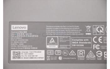 Lenovo 5KM1B81167 Tastatur_Maus, Kabellos, Tschechisch/Slowakisch, Sturmgrau, Nicht beleuchtet