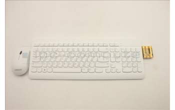 Lenovo 5KM1C40657 Keyboard_Mouse,Wireless,Hebrew,White_Grey,Non_Backlight
