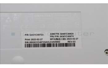 Lenovo 5KM1C40674 Keyboard_Mouse,Wireless,Swiss French/German,White