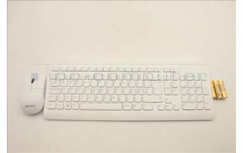 Lenovo 5KM1C40685 Keyboard_Mouse,Wireless,Nordic,White_Grey,Non_Backlight
