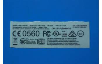 Lenovo 5L18C02079 A8-50F Rating label &*70152675 CS
