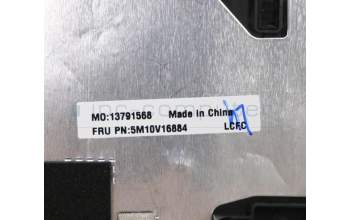 Lenovo 5M10V16884 C-Cover with keyboard, US English Euro, Black, Non-Backlight, US