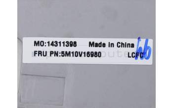 Lenovo 5M10V16980 MECH_ASM BLKBD ASM_SR_UK SLV