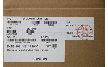 Lenovo 5M10V17070 MECH_ASM BL KB W C ASM BRL BK UK