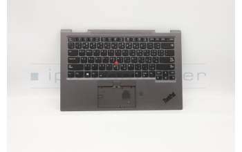 Lenovo 5M10V24838 C-Abdeckung mit Tastatur, Arabisch, Eisengrau, WLAN, US