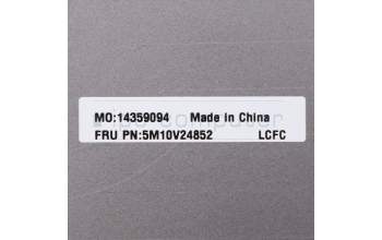 Lenovo 5M10V24852 C-Cover with keyboard,Israel(Hebrew),Iron Grey,WLAN