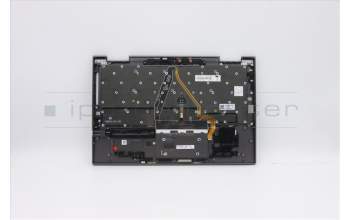 Lenovo 5M10V24853 C-Cover with keyboard, Hungarian, Iron Grey, WLAN, UK