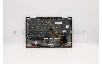 Lenovo 5M10V24910 C-Cover with keyboard, Arabic, Iron Grey, WWAN, US