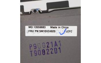 Lenovo 5M10V24920 C-Cover with keyboard, French, Iron Grey, WWAN, US