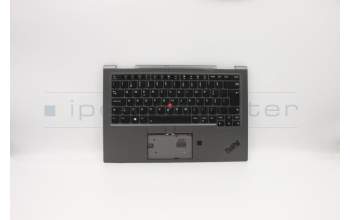 Lenovo 5M10V24934 C-Cover with keyboard, Portuguese, Iron Grey, WWAN, UK