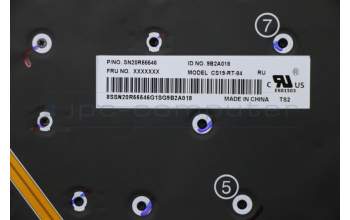 Lenovo 5M10V24971 C-Abdeckung mit Tastatur, Russisch, Eisengrau, WWAN