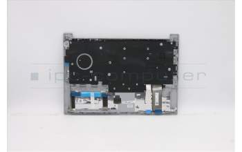 Lenovo 5M10W64426 C-Cover with keyboard,Czech Slovakian,Silver,Backlight