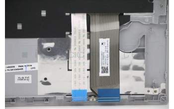 Lenovo 5M10W64426 C-Cover with keyboard,Czech Slovakian,Silver,Backlight