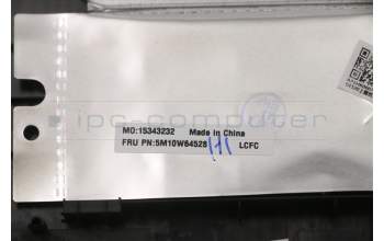 Lenovo 5M10W64528 C-Cover with keyboard,Czech/Slovakian,Black,Non_Backlight,Non_Fingerprint