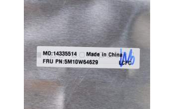 Lenovo 5M10W64629 C-Cover with keyboard, Italian, Black, Backlight, Fingerprint