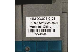 Lenovo 5M10W78901 C-Cover with keyboard, Turkish, Non-FingerPrint, UK