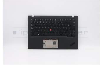 Lenovo 5M10W85932 C-Cover with keyboard, Spanish LA, Deep Black, WWAN, UK