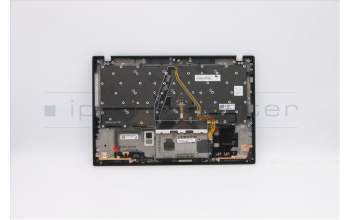 Lenovo 5M10W85932 C-Cover with keyboard, Spanish LA, Deep Black, WWAN, UK