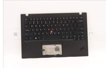 Lenovo 5M10W85956 C-Cover with keyboard, US English Euro, Deep Black, WLAN, US