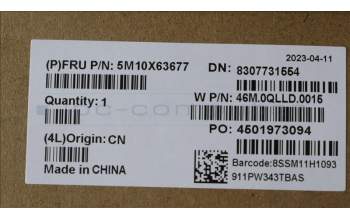 Lenovo 5M10X63677 Lenovo LCD Module,13.3\",WUXGA,Touch,Anti-Glare,IPS,300nit,100%SRGB