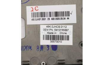 Lenovo 5M10Y85867 C-Abdeckung mit Tastatur, Norwegisch, Hintergrundbeleuchtung, Kein WWAN