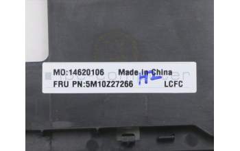 Lenovo 5M10Z27266 C-Cover with keyboard, Spanish, Black, UK