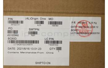 Lenovo 5M10Z27311 C-Cover with keyboard,Slovenian,Black,FingerPrint