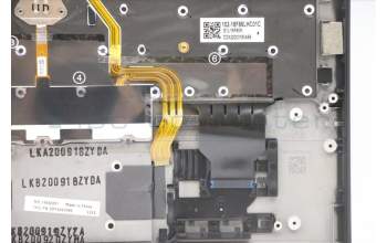 Lenovo 5M10Z27499 C-Cover with keyboard, Turkish, Deep Black, WLAN, UK