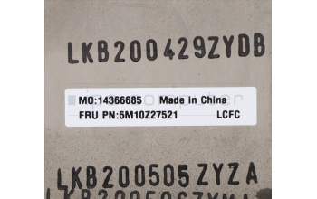 Lenovo 5M10Z27521 MECH_ASM GRP_KBD_BZL_US ENG_WWAN_DB_CHY
