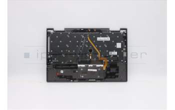 Lenovo 5M10Z37099 C-Cover with keyboard, Hungarian, Iron Grey, WLAN, UK