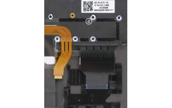 Lenovo 5M10Z37099 C-Cover with keyboard, Hungarian, Iron Grey, WLAN, UK