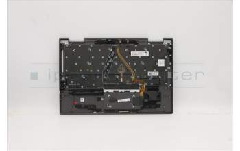 Lenovo 5M10Z37116 C-Cover with keyboard, Portuguese, Iron Grey, WLAN, UK