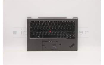 Lenovo 5M10Z37137 C-Cover with keyboard, UK English, Iron Grey, WLAN, UK