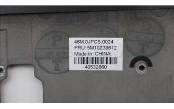 Lenovo 5M10Z39612 MECH_ASM NoWW C-Cvr+CZE/SLK KB ASM,SRX