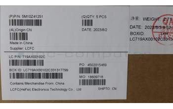 Lenovo 5M10Z41251 MECH_ASM CCov BL KBD BEL UK(SNX)BK